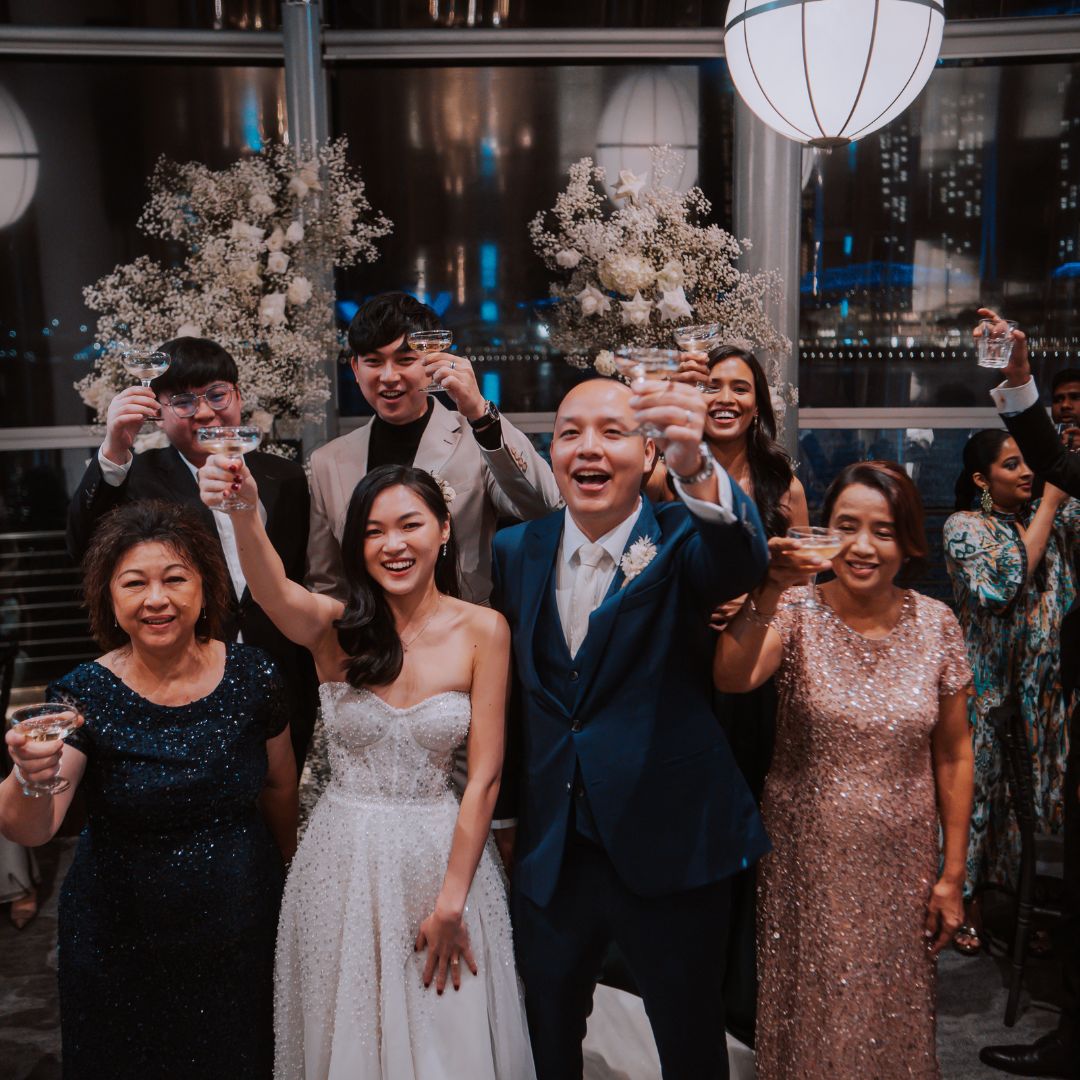 Monti real wedding moment
