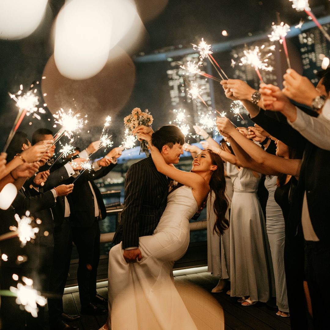 Monti real wedding moment