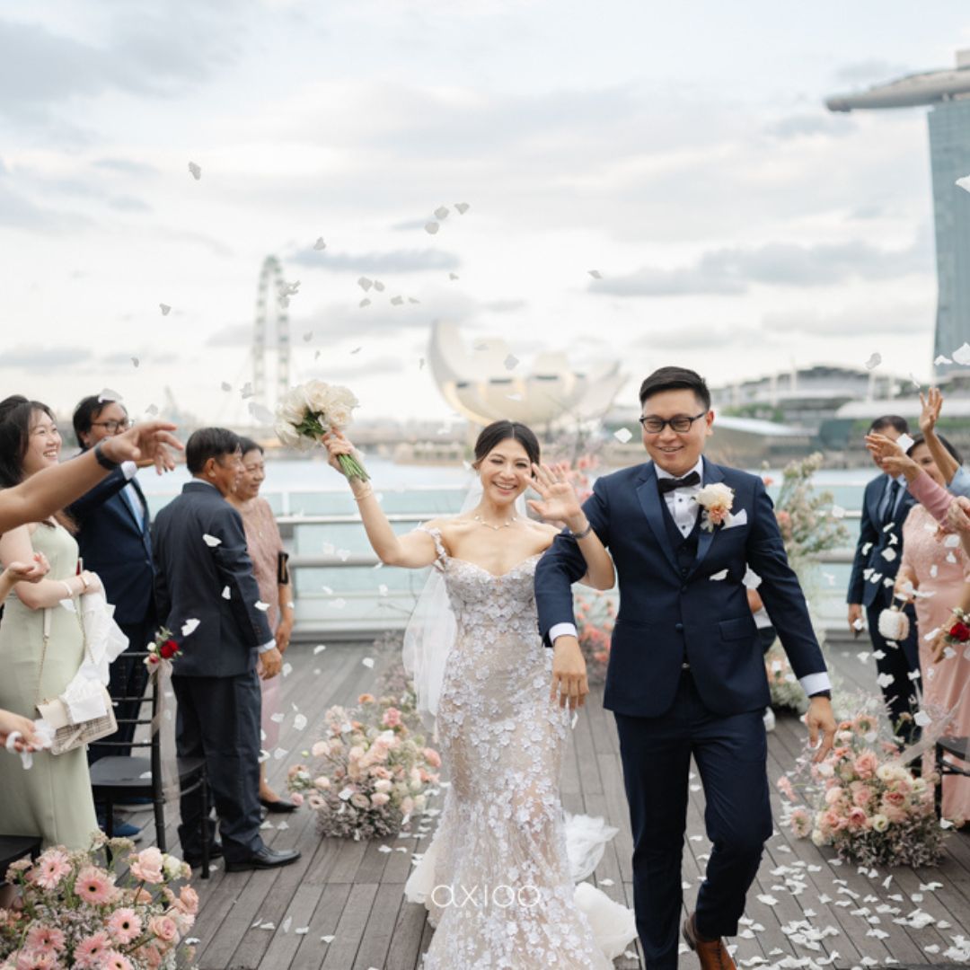 Monti real wedding moment