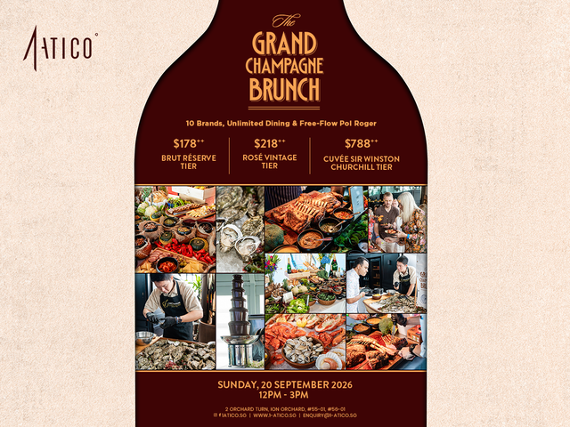 Atico Grand Champagne Brunch 2. Dolce Vita Weekend Brunch